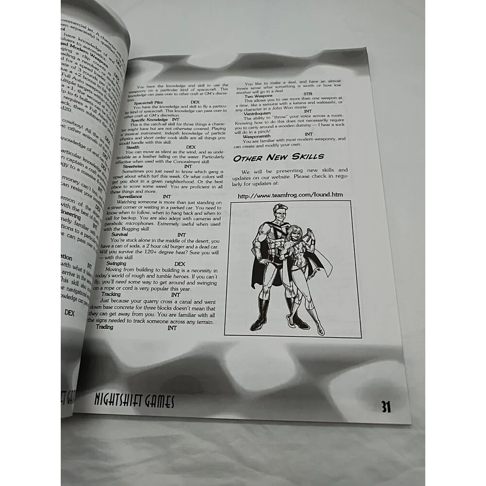 The Foundation A World In Black And White Superhero RPG Book
